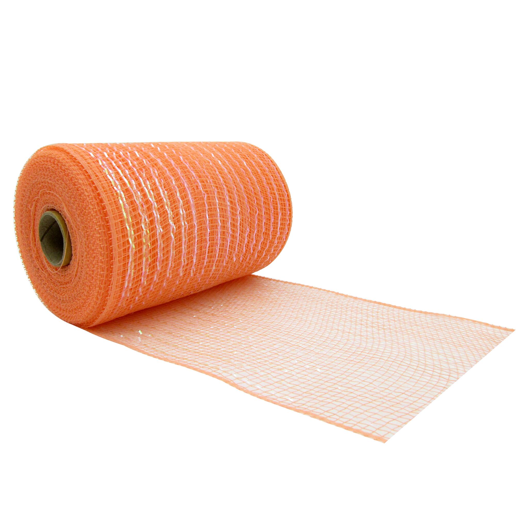 5.5" x 15yd. Coral Mesh Ribbon by Celebrate It™